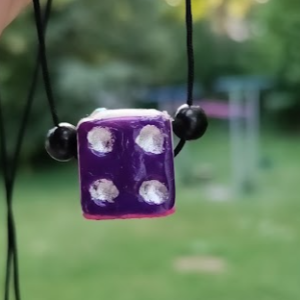 Dice necklace