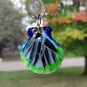 Seashell Glass Charm