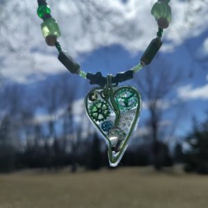 Steampunk style gear leaf