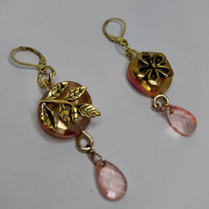 Golden Foliage Earrings